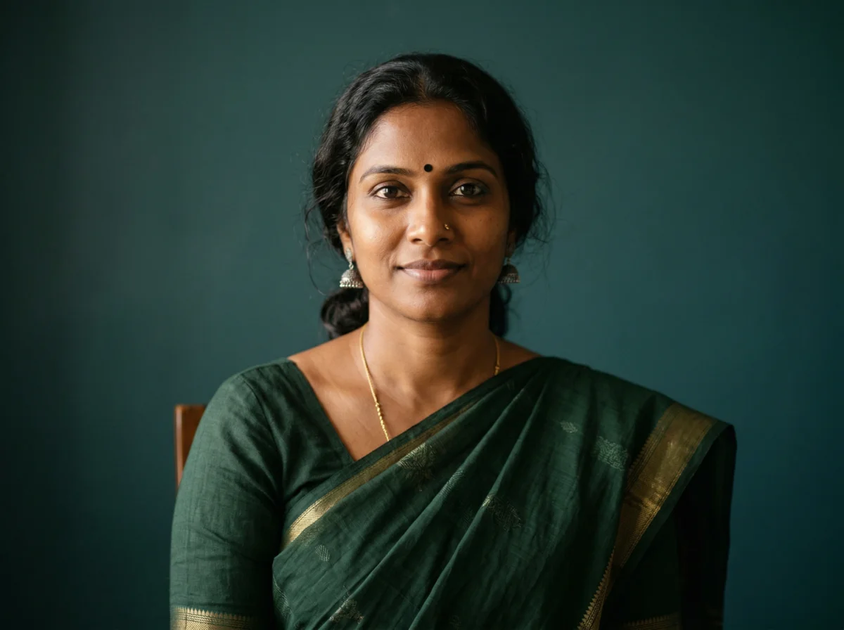 Portrait representing the India seat